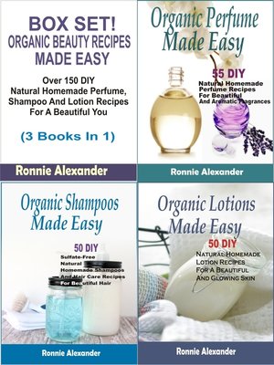 cover image of Box set Organic Beauty Recipes Made Easy